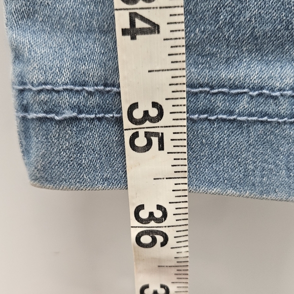 Highway Jeans Spaghetti Strap Jumpsuit Size Small Sleeveless Stretch Blue Denim - Picture 16 of 16